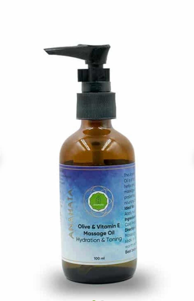 ANAHATA OLIVE & VITAMIN e MASSAGE OIL