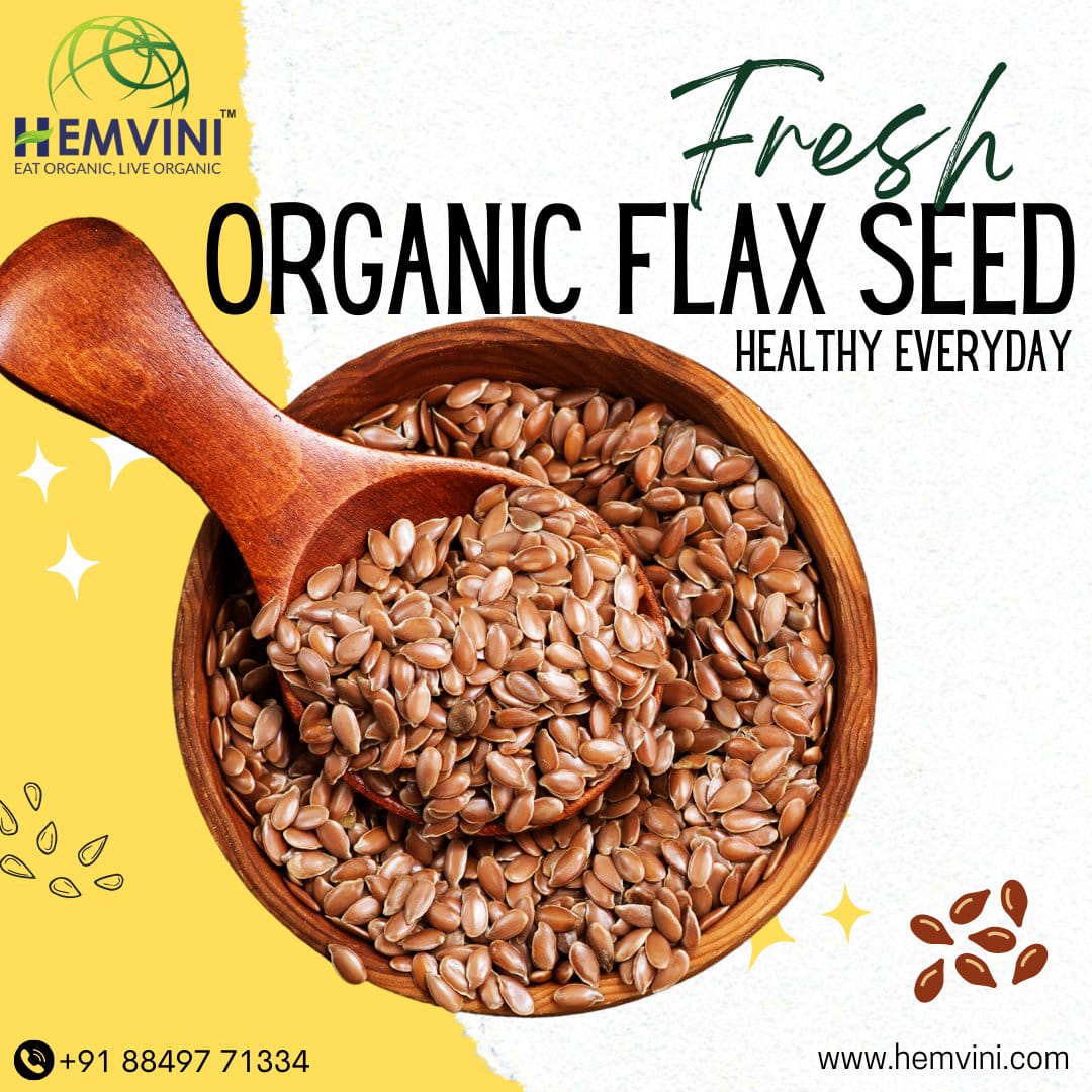 Organic Flax Seed Hemvini